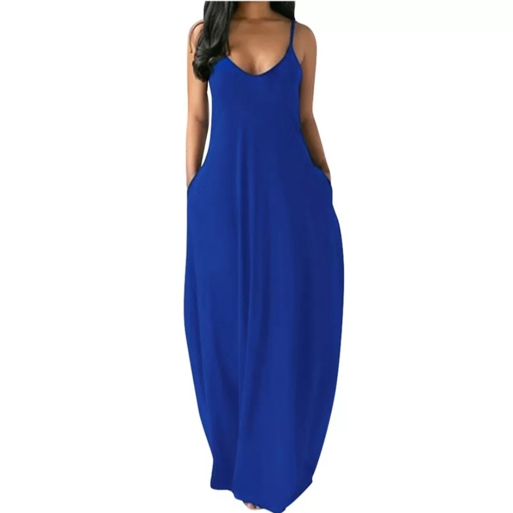 Fashion Summer Maxi Dress Women's Printed Sundress